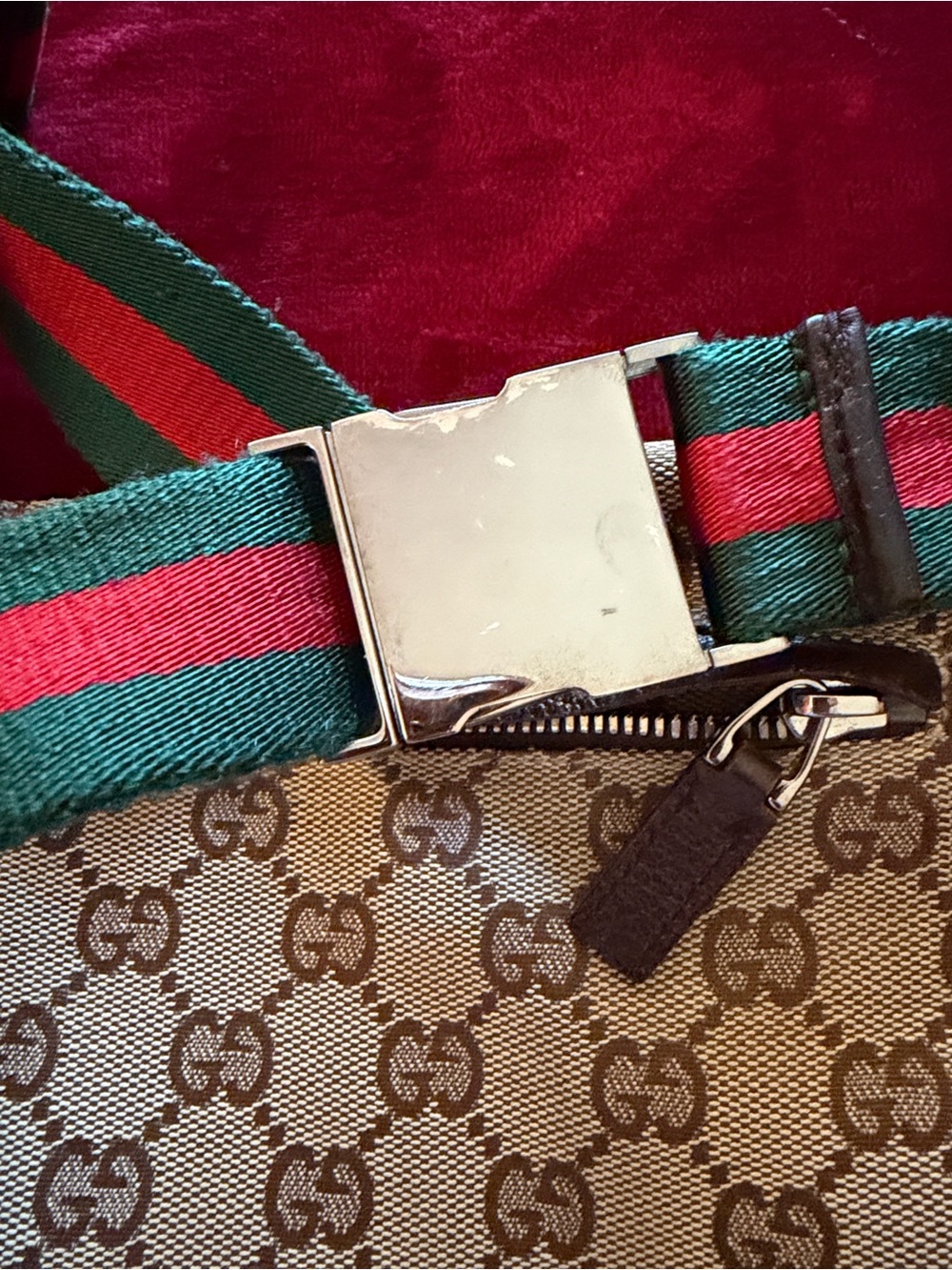 Gucci GG Canvas Belt Bag / Waist Bag / Crossbody - Picture 14 of 16